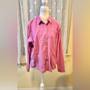 Eddie Bauer Fuchsia Stretch Shirt
